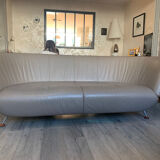 DS 102 gray sofa designed by De Sede design Mathias Hoffman