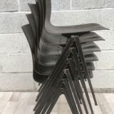 Set of 6 Dutch design and vintage chairs S22