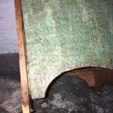 Old umbrella door art deco wooden plant motifs