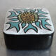 Ceramic box by Yvette Manoy, Belgium, 60s