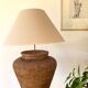 XXL rattan jar lamp from the 60s