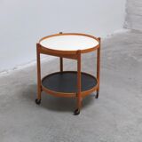 Serving trolley with reversible trays by Hans Bølling for Torben Ørskov, 1960s