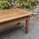 Old farmhouse table in oak, 18th century – Auvergne, France