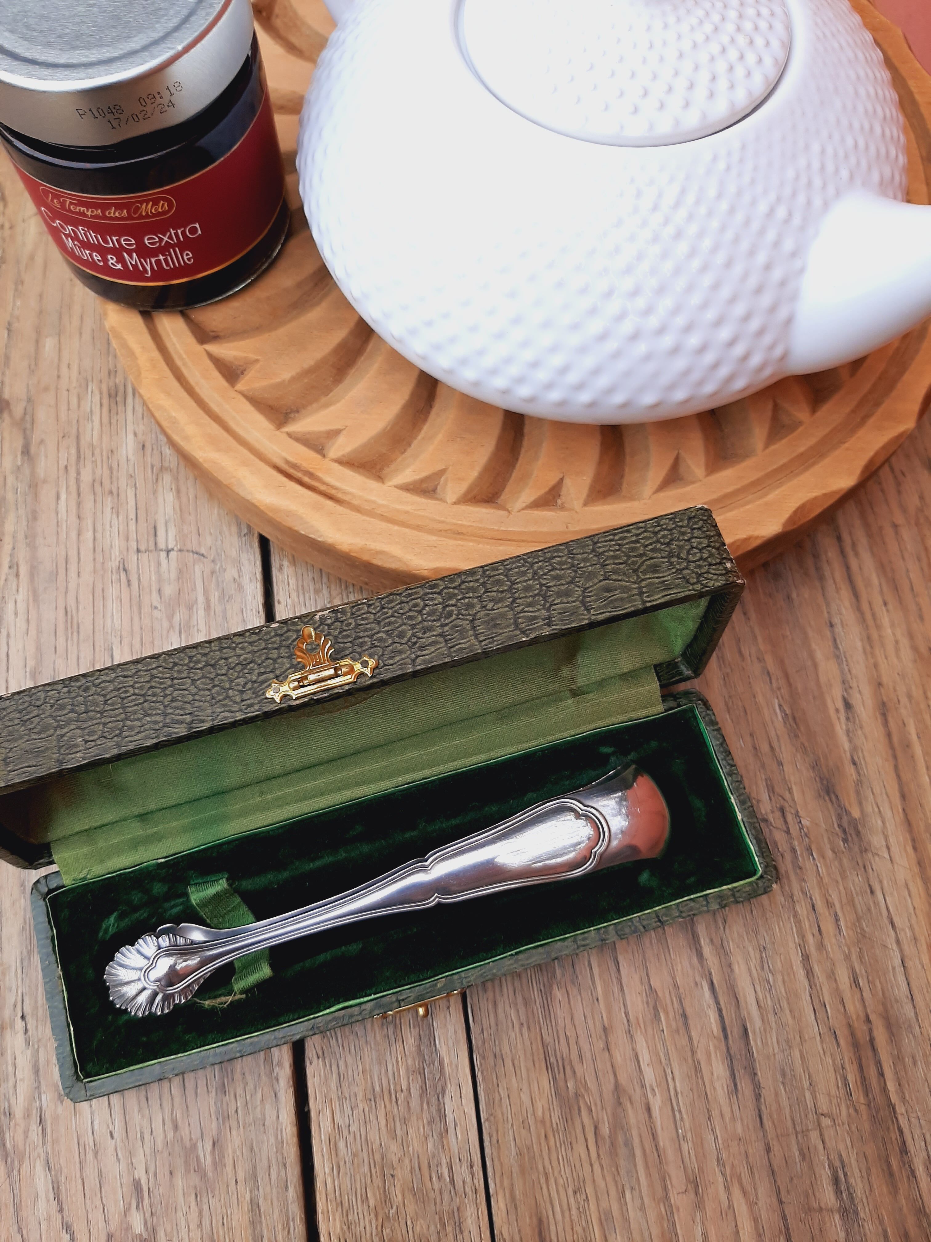 Pince à sucre plaqué argent