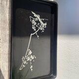 Chinese black rectangular tray