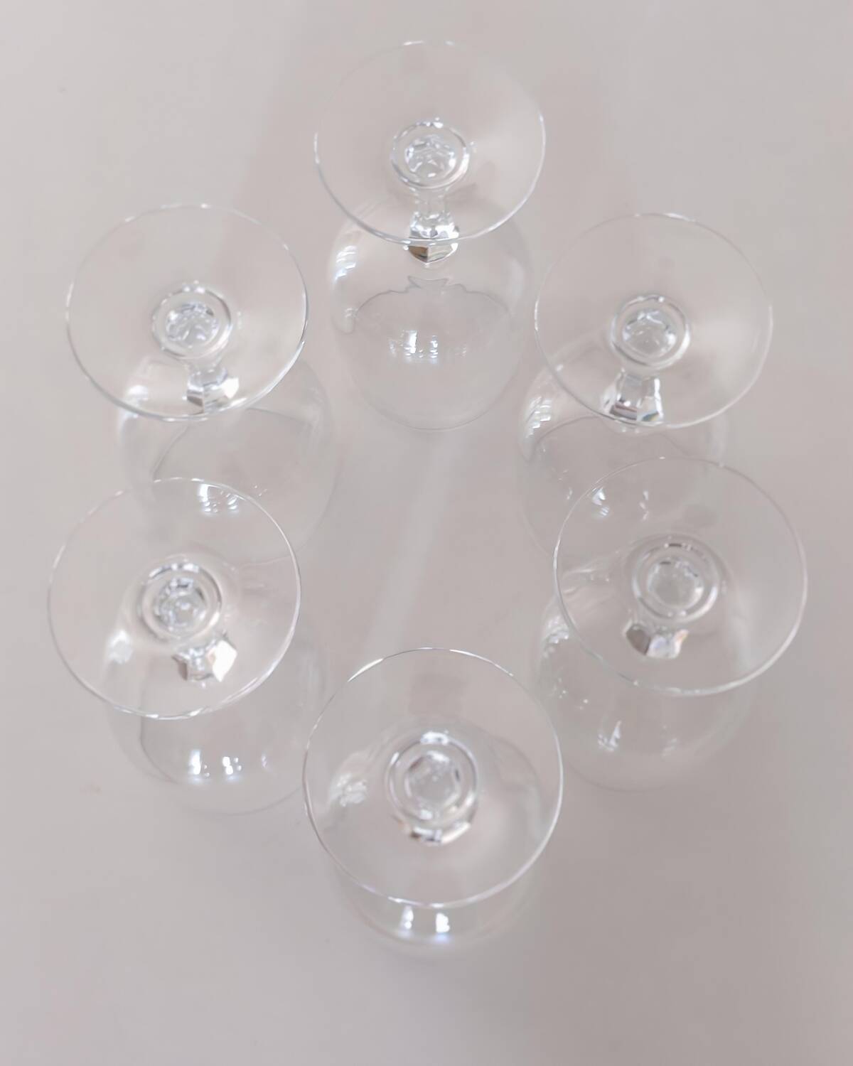 Verres à vin blanc cristal d'Arques