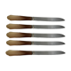 Set of 5 vintage tooth knives 70s