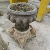 Stone and terracotta planter