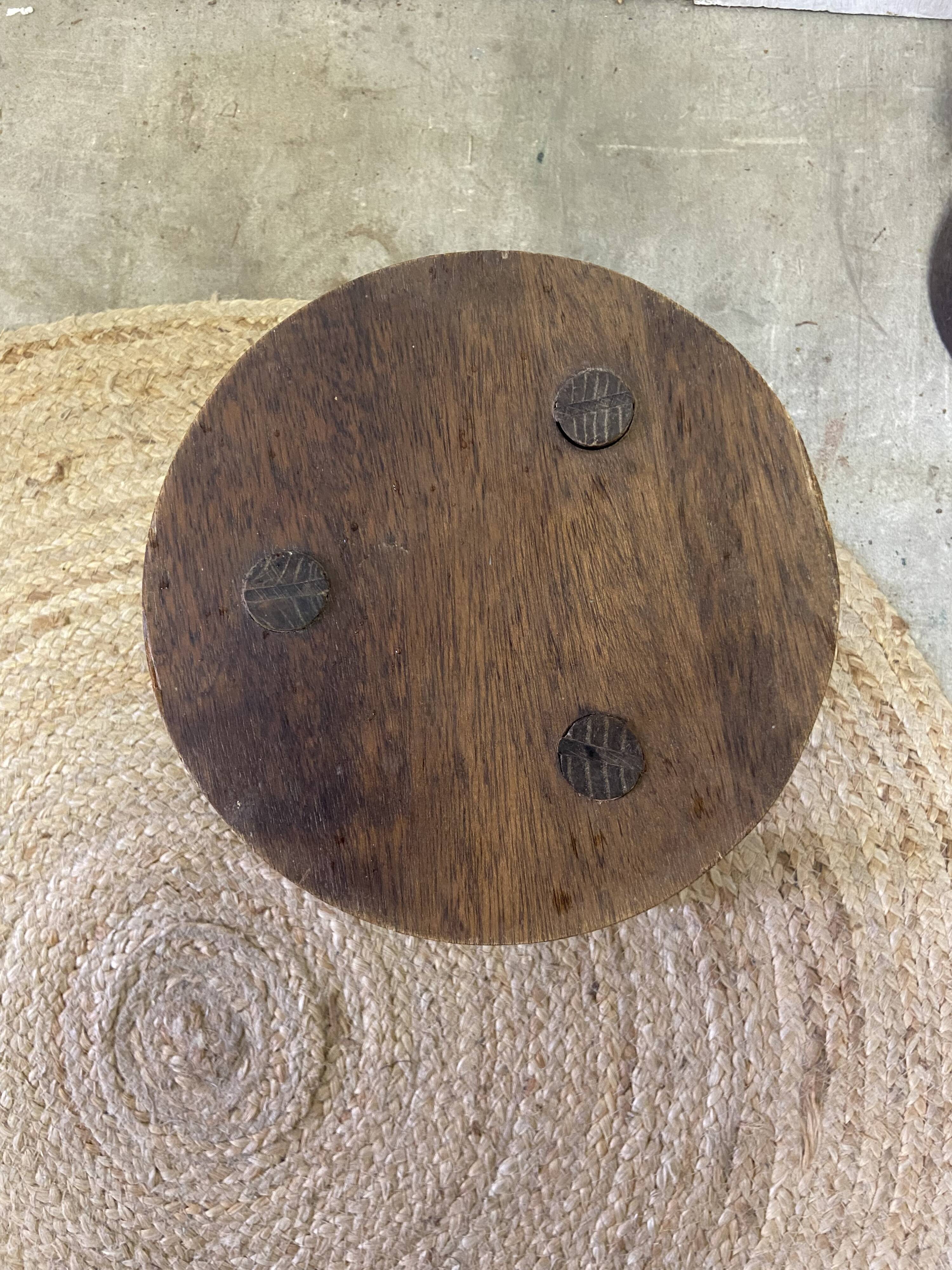Vintage tripod stool