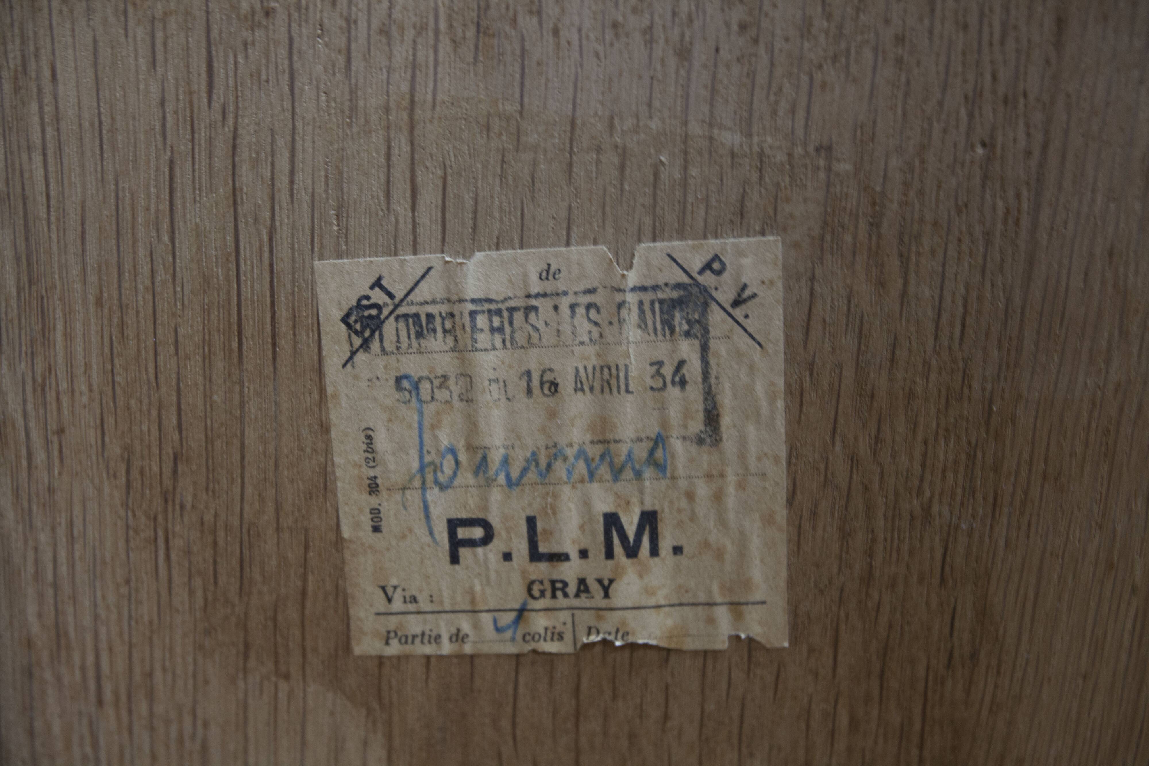 Art Deco carved oak wardrobe - Flemish workshop circa 1930