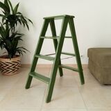 Antique wooden painter's stepladder
