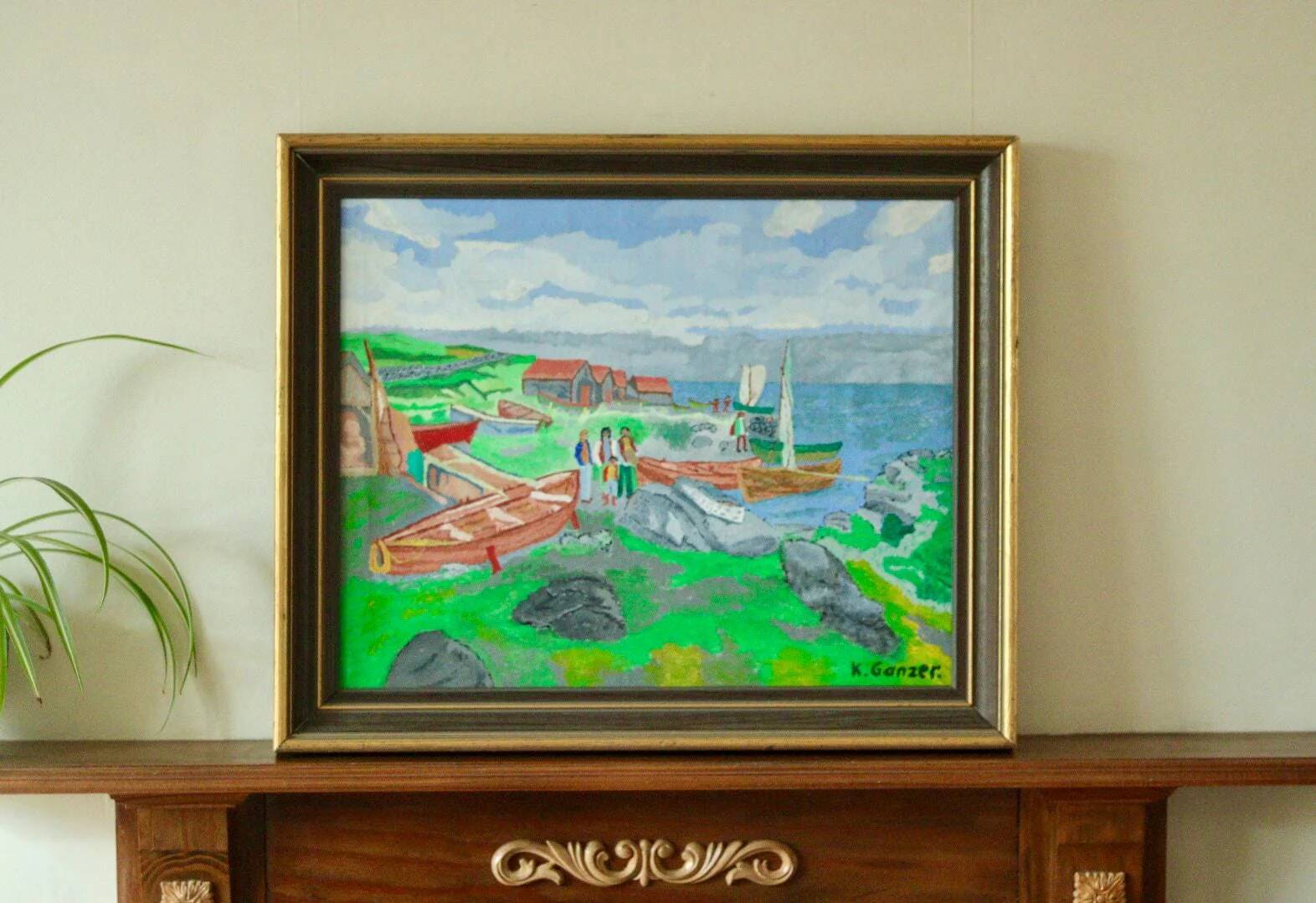 Fishing Village by K. Ganzer