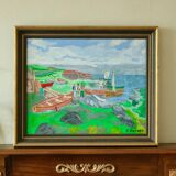 Fishing village by K. Ganzer