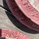 Lot 6 flat plates and 6 hollow English Iron Earth English Ironstone