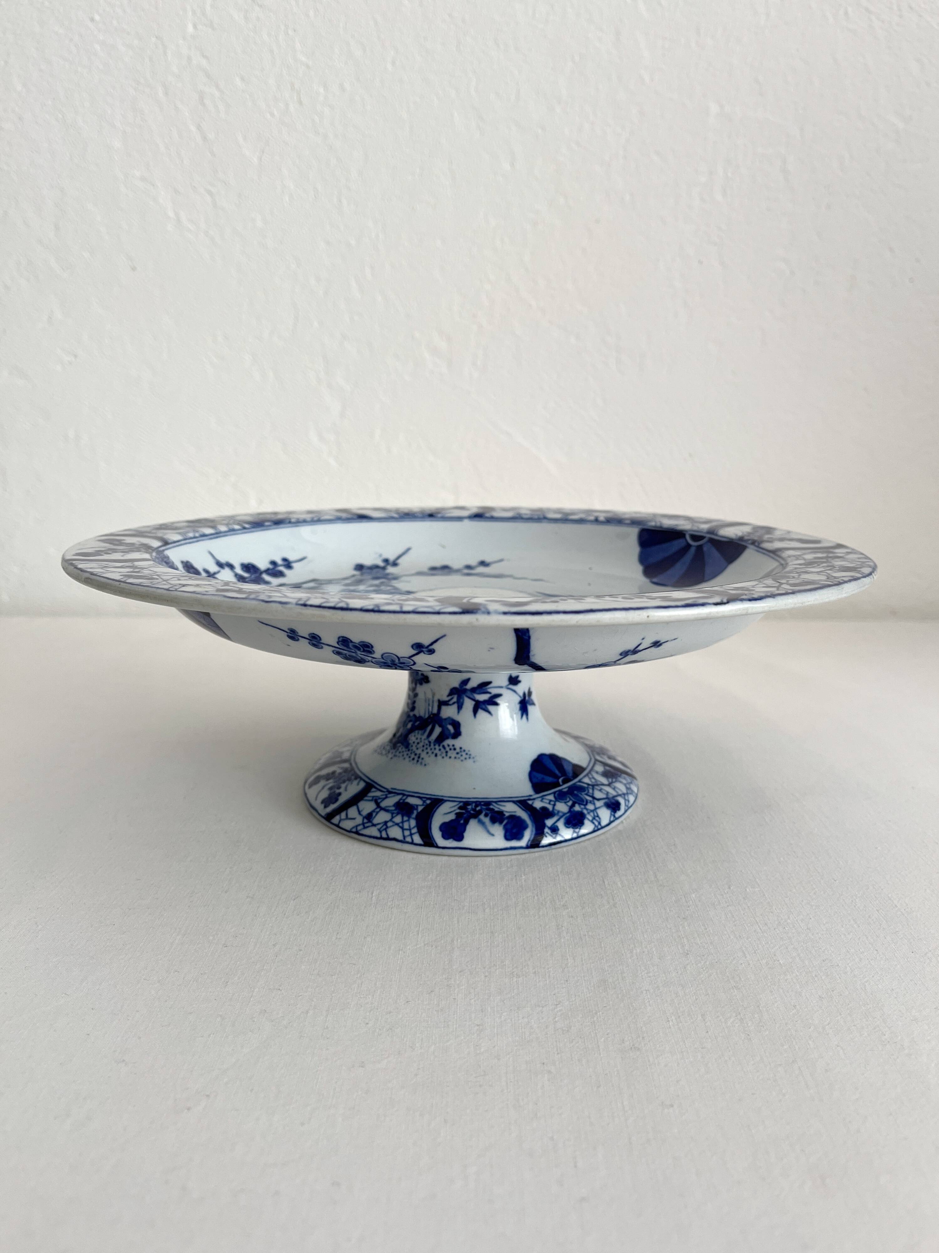 Ironstone fruit bowl "Japan" Creil and Montereau late 19th century