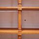 Vintage wooden bookshelf library