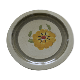 Plat italien motif floral