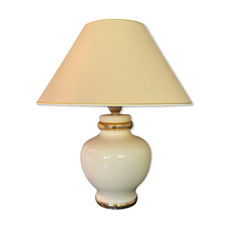 Lampe en céramique craquelée Le Dauphin vintage