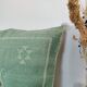 Berber Sabra green cushion in cactus silk
