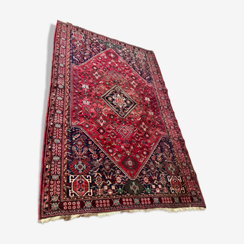 Tapis persan ancien noué main