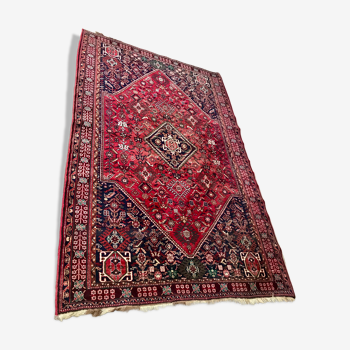 Old hand-knotted persian carpet