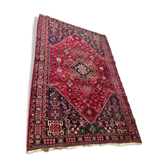 Tapis persan ancien noué main