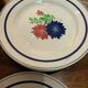 Lot de 11 assiettes fleuries