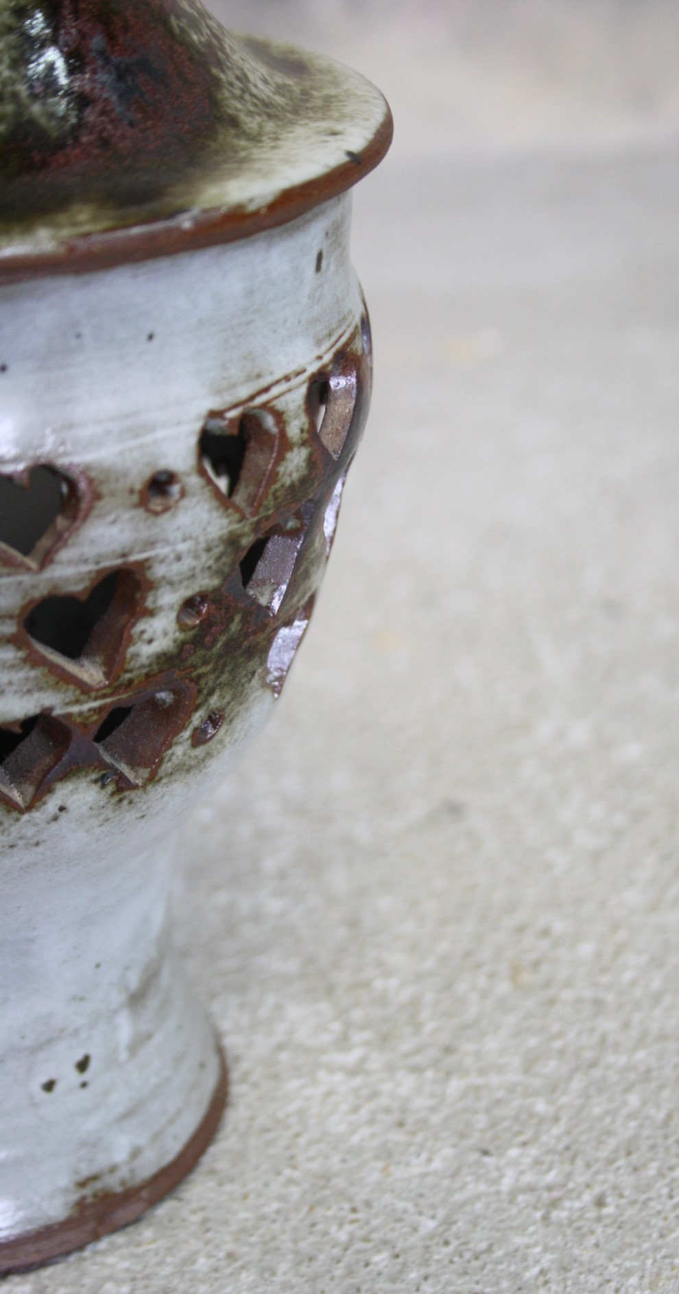 Lamp signed Thierry and Chantal Robert