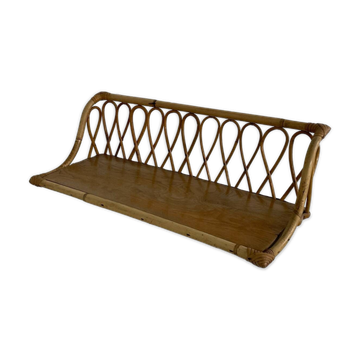 Rattan shelf from the 60s