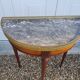 Louis XVI style half-moon console