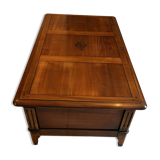 Solid wood coffee table – 1990s – with drawers