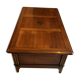 Solid wood coffee table – 1990s – with drawers