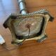 Pied de lampe de table vintage en laiton en faux bambou , 1970's