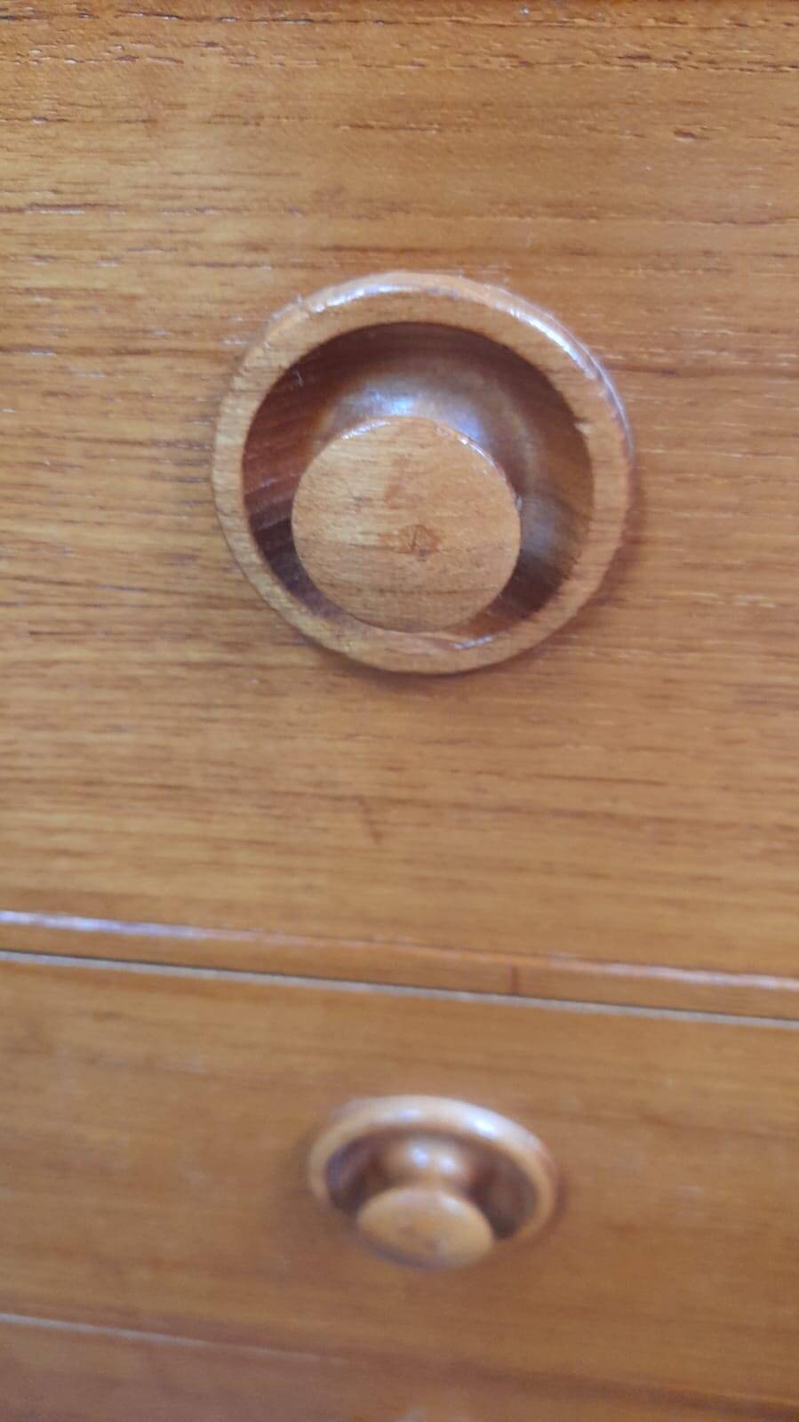 Vintage chest of drawers with 4 drawers in teak – Sweden, 1960