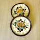 Vintage Boch La Louvière Corfou Collection Set of 6 Side Plates