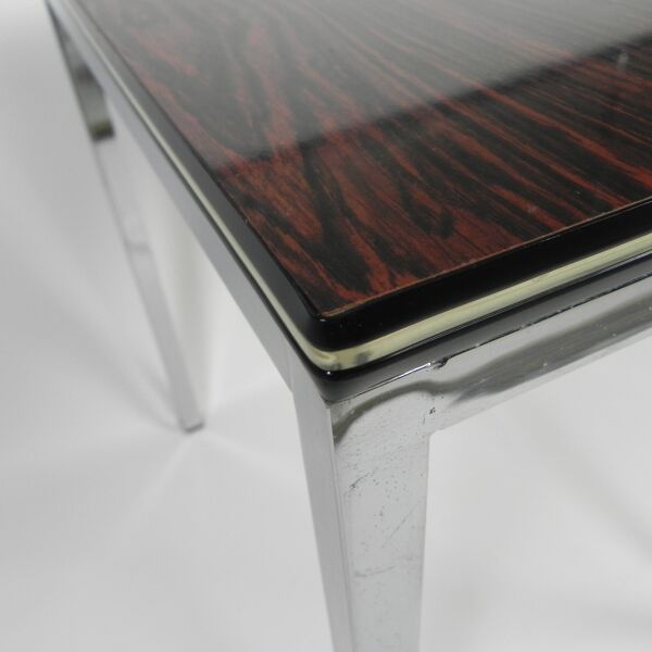 Table basse en formica et métal chromé, 1960s