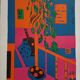 Numbered and signed lithograph by Paul Crotto "Interior View"