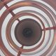Vintage mid-century suspension light Jo Hammerborg Ultra Copper Fog Morup