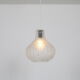 1960s Frosted glass hanging lamp from Austria