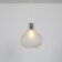 1960s Frosted glass hanging lamp from Austria
