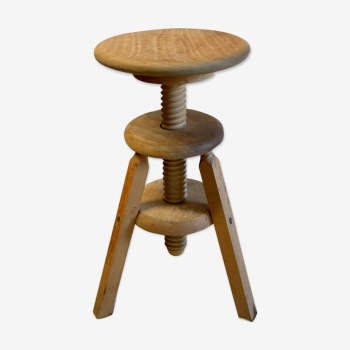 Tabouret d’artiste à vis, années 70