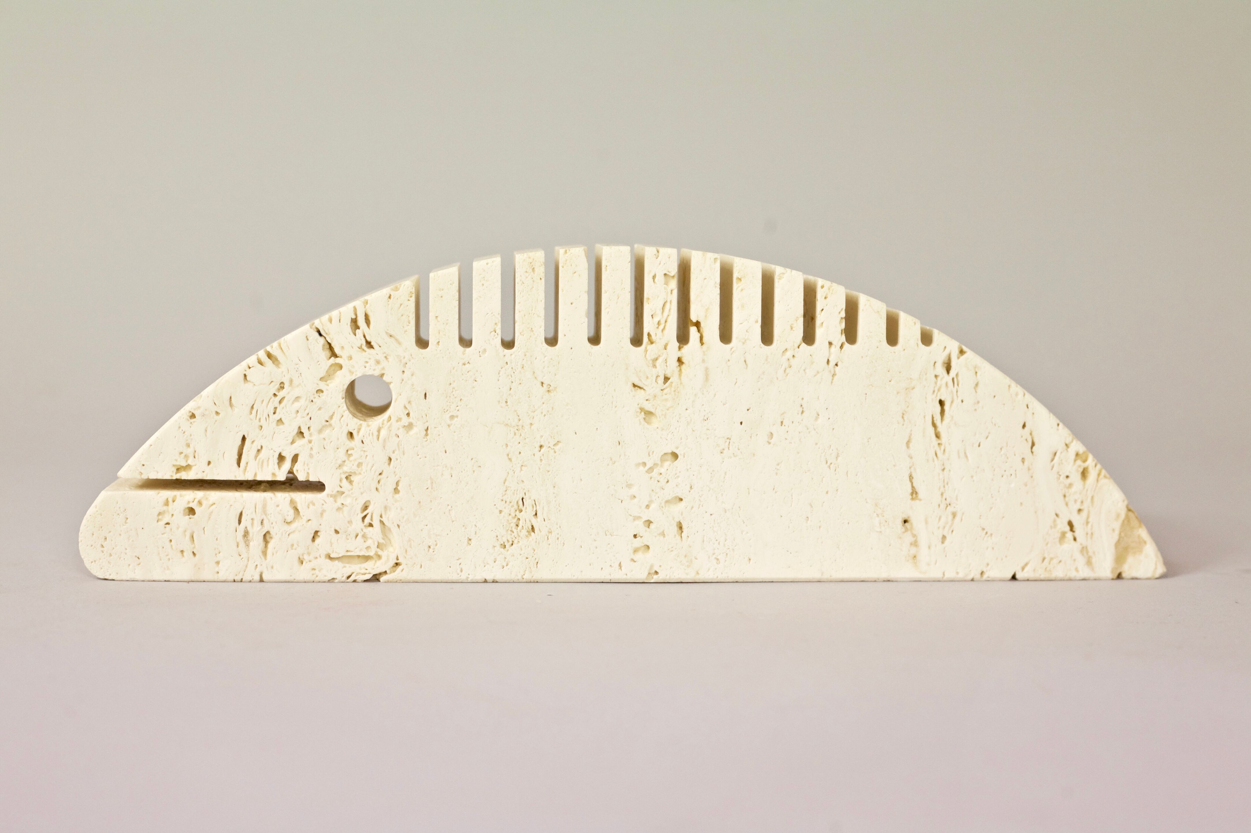 Fish of Fratelli Mannelli, travertine, Italy, circa 1970