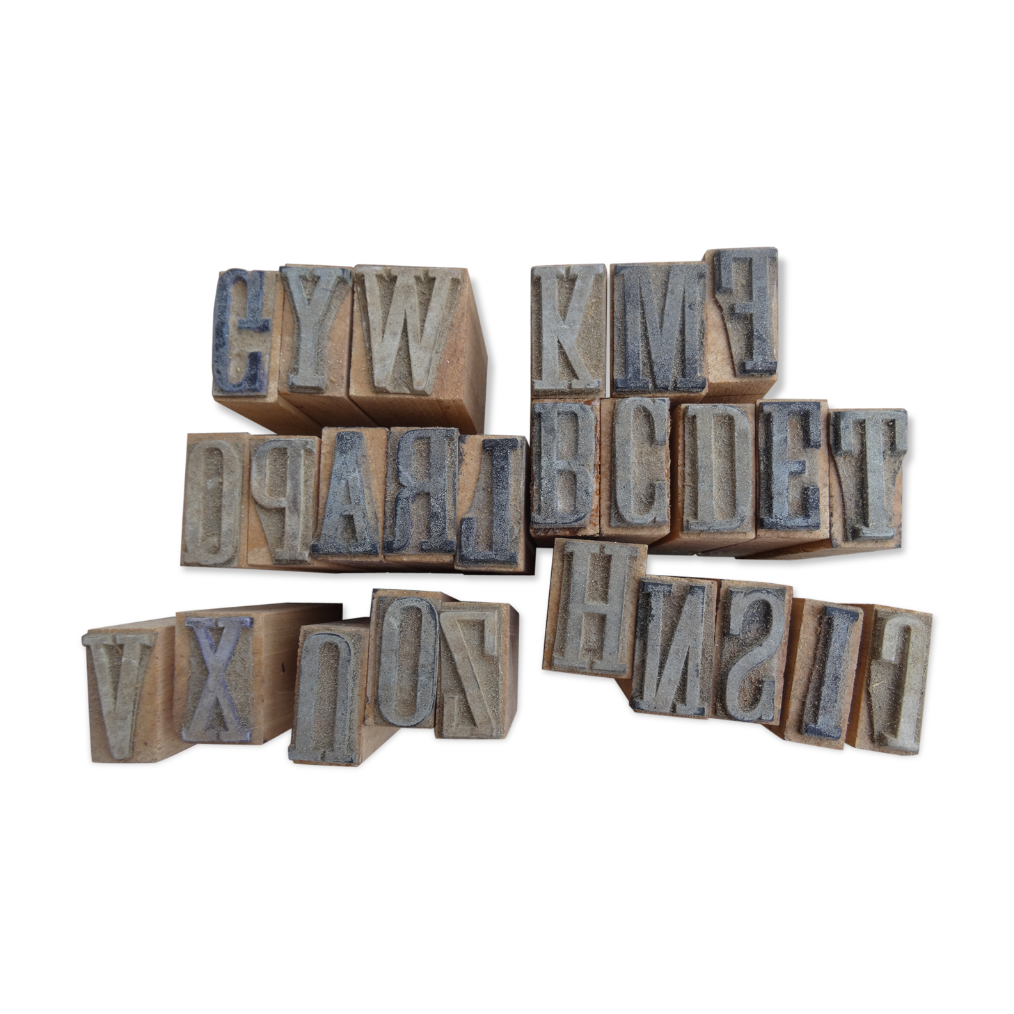 Alphabet box in print letters