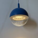 Vintage Space Age Blue Ceiling Lamp Väster by Knut Hagberg for Ikea, Sweden