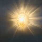 Bubble glass wall light by helena tynell for limburg, germany, 1960s