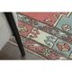 1970s vintage Turkish Oushak handmade wool cotton pink area rug 190x245