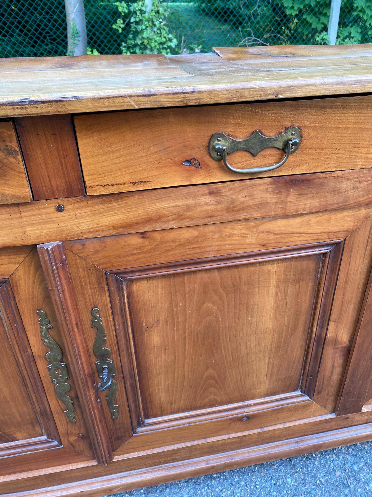 Louis Philippe sideboard in solid wood, 19th century