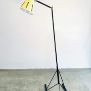 No. 12 Sun Series (Zonneserie) Floor Lamp By H. Busquet For Hala Zeist, The Netherlands, 1950S