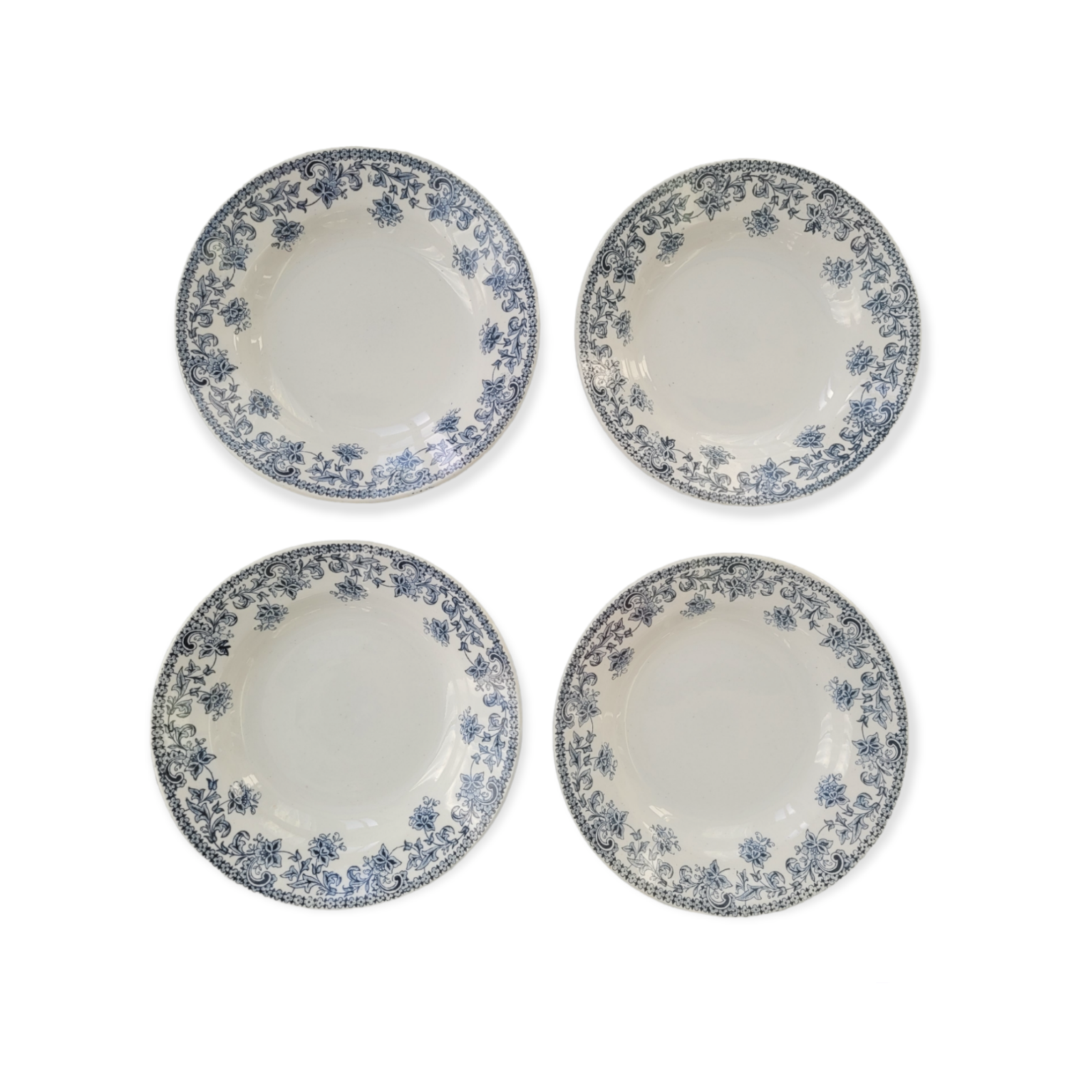 4 hollow plates iron earth Jane Saint Amand