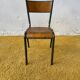 Lot 14 chaises d’école